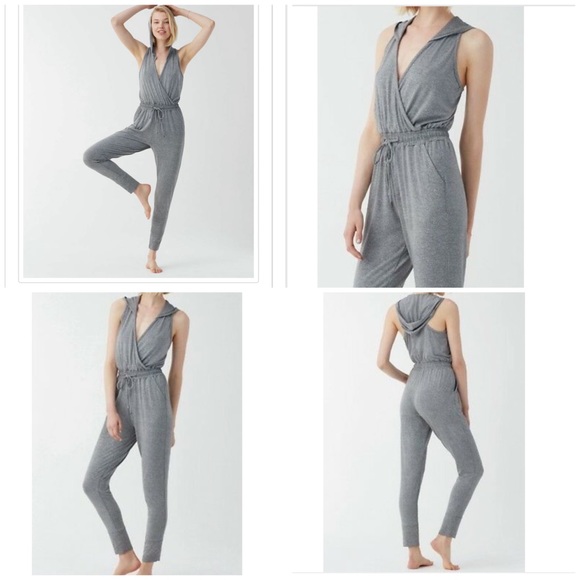 NWT Splendid Jumpsuit Marled Grey Size Small - Picture 7 of 9